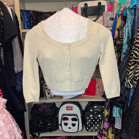 VTG RARE Lobster Betsey Johnson Sweater - Picture 2 of 14